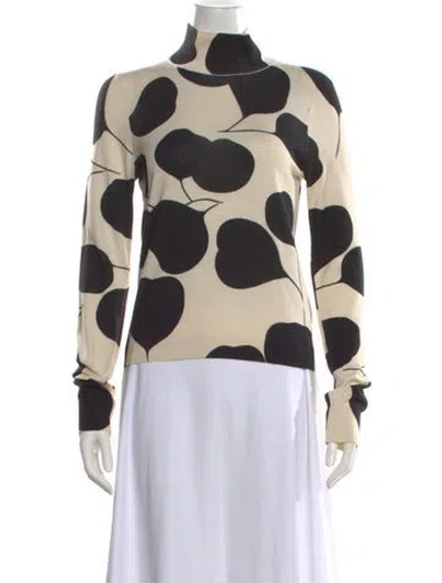 Pre-owned La Doublej Silk Patterned Sweater In Neutral