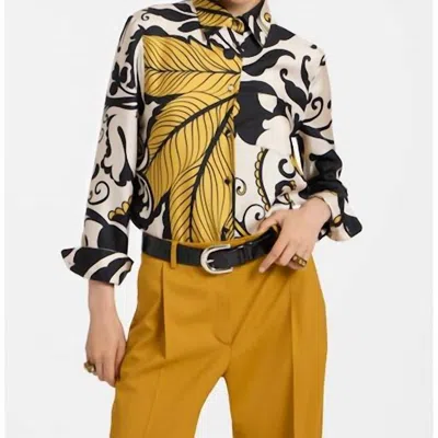 La Doublej Silk Twill Boy Shirt In Marea