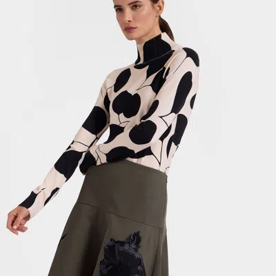 La Doublej Intarsia-knit Jumper In Lunaria Light Pink
