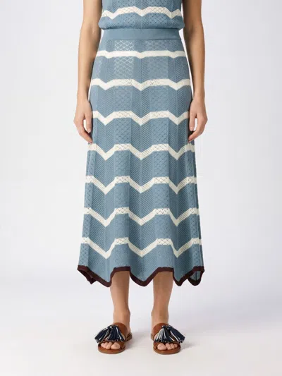 La Doublej Skirt Woman In Blue