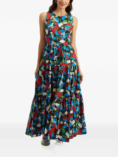 La Doublej Sleeveless Big Dress In Blue