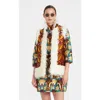 La Doublej Sleeveless Folk Jacket In Multi