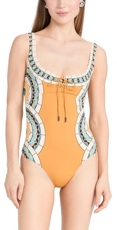 La Doublej Sleeveless Sunset One Piece Mudejar Placée