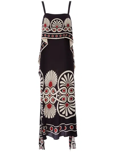 La Doublej La Double J Woman Maxi Dress Black Size L Silk