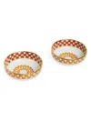 La Doublej Snack Bowl Set Of 2 In Orange