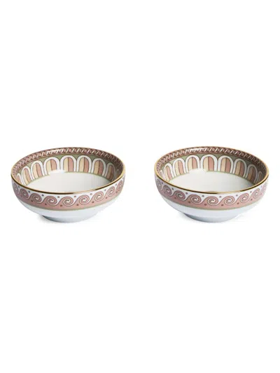 La Doublej Snack Bowl Set Of 2 In Pink