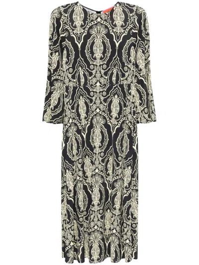 La Doublej Sorella Midi Dress In Black