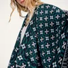 La Doublej Soul Poncho In Green