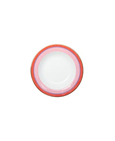 La Doublej Soup Plates, Set Of 2 9" X 9" In Pink