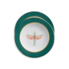La Doublej Soup Plates Set Of 2 In Libellula Green