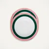 La Doublej Soup Plates Set Of 2 In Rainbow Forest Green
