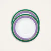 La Doublej Soup Plates Set Of 2 In Rainbow Violet