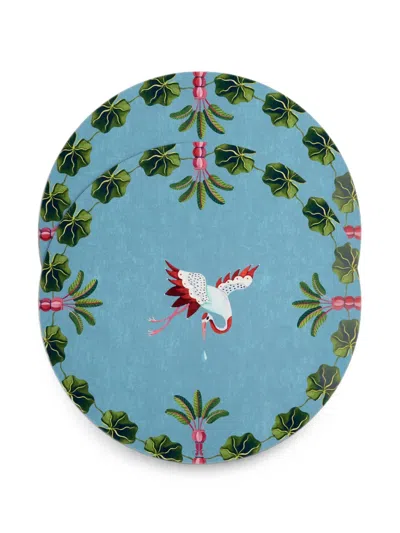 La Doublej Spirit Stork Placemats (set Of Two) In Multi