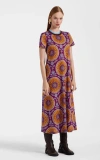 La Doublej Sporty Swing Dress In Burgundy