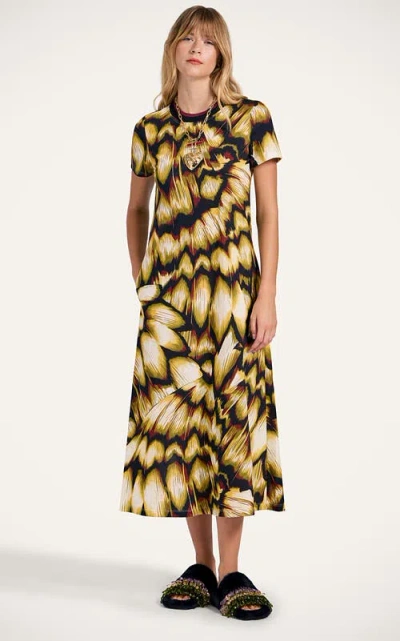 La Doublej Sporty Swing Dress In Multi