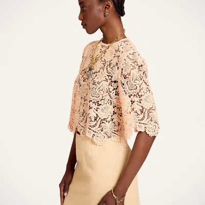 La Doublej Spotlight Top In Brown