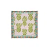 La Doublej Square Scarf In Big Pineapple Pink