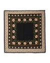 La Doublej Square Scarf In Mayfair Black