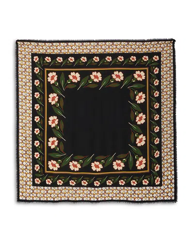 La Doublej Square Scarf In Mayfair Black