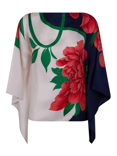 La Doublej Square Top In Blue