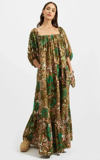 La Doublej Sta-da-dio! Dress Anemone Pink Olive