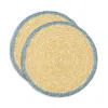 La Doublej Straw Coasters, Set Of 2