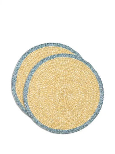 LA DOUBLEJ STRAW COASTERS (SET OF TWO)
