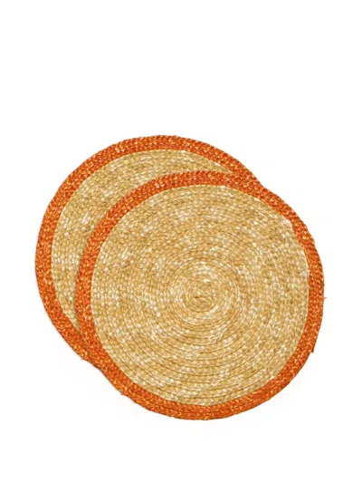 LA DOUBLEJ STRAW COASTERS (SET OF TWO)