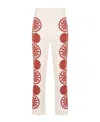 La Doublej Stretch Pants In Medallion Placee Cream