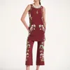 La Doublej Tunic-style Top In Woodland Placée Burgundy