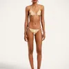 La Doublej String Bikini Bottom In Multi