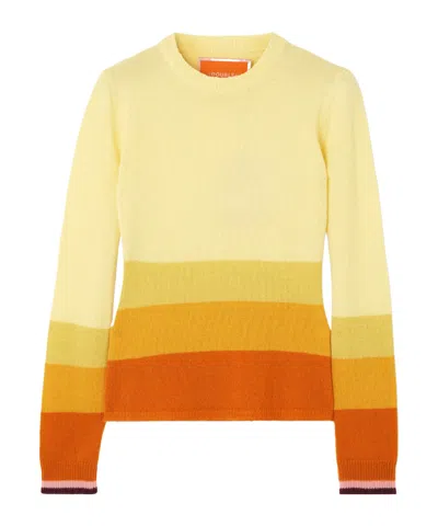La Doublej Tones Striped Cashmere Sweater In Multi