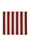La Doublej Striped Napkins (set Of Two) In Red