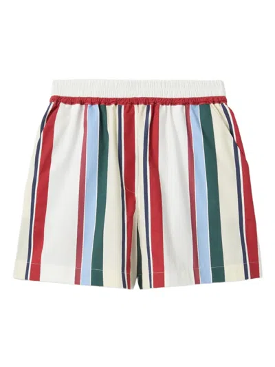 LA DOUBLEJ STRIPED SHORTS
