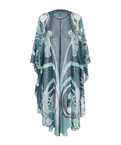 La Doublej Striped V-neck T-shirt In Brown