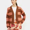 La Doublej Summer Knitted Cardigan In Solid Pink