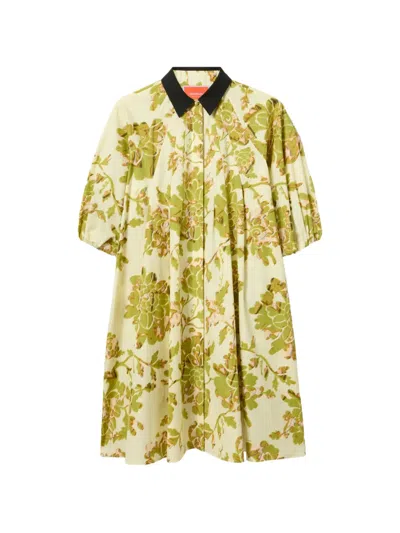 La Doublej Sunburst Dress In Brown