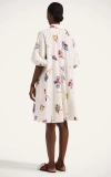 La Doublej Sunburst Dress Infiorata White In White