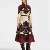 La Doublej Sundowner Dress In Corsini Placée Cream