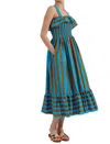 La Doublej Sunkissed Dress Riviera Turchese Turquoise In Multi