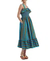 La Doublej Sunkissed Dress Riviera Turchese Turquoise In Riviera Turchese