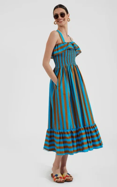La Doublej Sunkissed Dress Riviera Turchese Turquoise