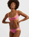 La Doublej Sunset Bikini Top (placee) Napoli Plates Placee Pink In Napoli Plates Placée Pink