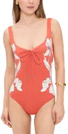La Doublej Sunset One Piece Dark Orange