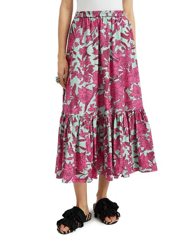 La Doublej Sunset Skirt In Lilium Purple