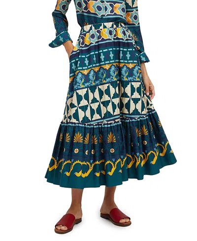 La Doublej Sunset Skirt In Multi