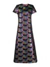 La Doublej Super Swing Dress In Black
