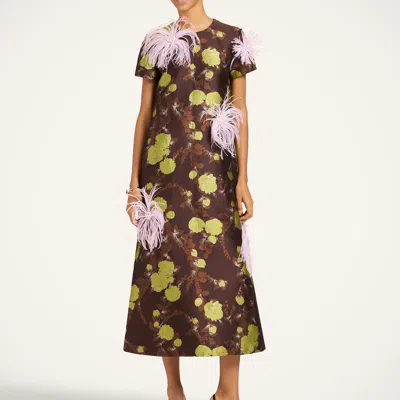 La Doublej Super Swing Dress In Devon Brown
