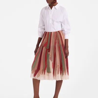 La Doublej Supremes Skirt In Twist Placée Multicolor