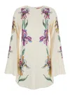 La Doublej Supremes Swing Floral Jersey Minidress